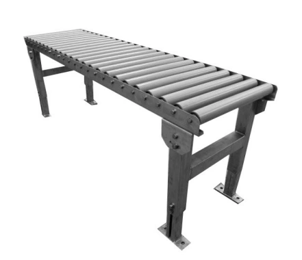 Transportador de gravetat de rodets pvc